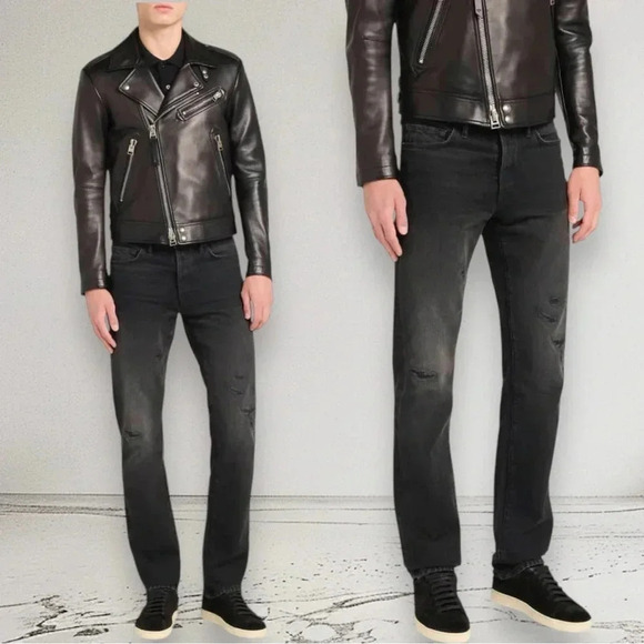 RARE TOM FORD Men's Warwick Suede Sneakers Dark Brown Size 11 - Picture 14 of 15